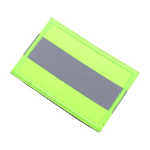 Reflective Patch Visibility Safety Sticker with Hook Attachment for Jackets Backpacks and Gear