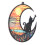 TYU400 Cat Suncatcher, 12.7x12.7 cm, Colorful 1