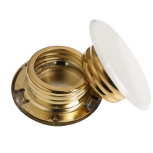 2Pcs Fire Sprinkler Cover Plate 5.5x8.7cm Concealed Ceiling Head Cover for Seamless Ceiling Appearance