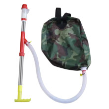 Manual Backpack Fertilizer Spreader with Metal Tube, Accurate Dispensing for Lawn and Garden