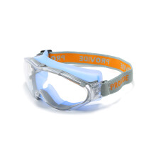 AntiFog ScratchResistant Safety Goggles with UV Protection and Impact Resistant Frame for Work and Lab (Blue)