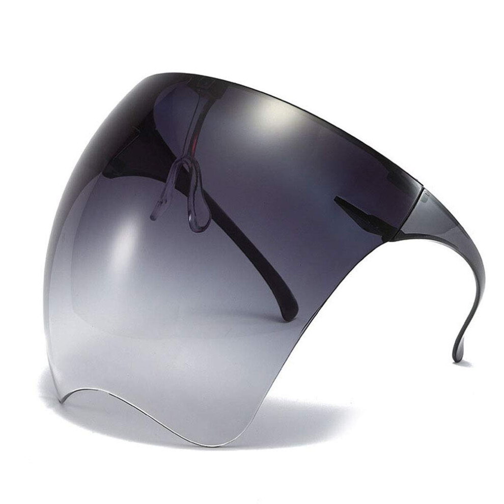 Gray Full Face Visor Sunglasses For Adults, Antifog Clear Vision And Wind Protection Riding Goggles 9330225506126