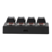 Gaming & Office Mechanical Keypad 4 Keys Programmable NKRO Red Switch Black