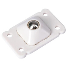 Adhesive Caster Wheels 80pcs White Self Adhesive Swivel Wheels for Furniture, Storage Boxes and Trash Cans 360 Smooth Rolling