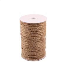 Natural Jute Twine 10MM 49FT Heavy Duty Jute Rope for Crafts Gardening Gift Wrapping and Decoration