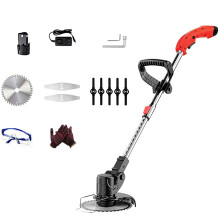 3 in 1 Cordless Grass Trimmer with Brushless Copper Motor, 90 Rotating Head and Triple Safety Switch
