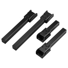 Folding Furniture Legs 14cm 4 Pcs Heavy Duty Adjustable Metal Table Legs for Sofa Bed SpaceSaving AntiSlip Design