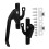 Lockable Casement Window Handle Set with Secure Locking Mechanism, Durable Alloy, Easy Installation 1