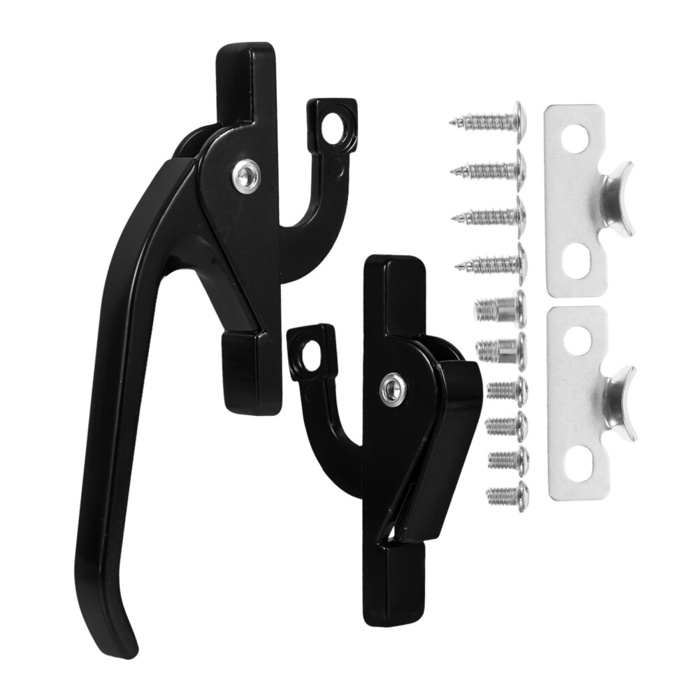 Lockable Casement Window Handle Set With Secure Locking Mechanism, Durable Alloy, Easy Installation 9092120331639