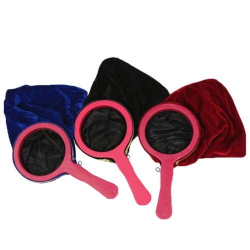 Magic Change Bag with Twisting Handle Control Red Magician Prop for Easy Performance and Tricks 1