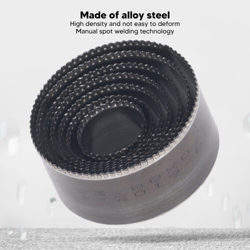 7Pcs Leather Cutting Die Set - Wavy Round Molds 1