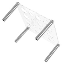 Clear Acrylic Chess Piece Holder for Epoxy Resin Casting Molds, Stable Upright Support Rack