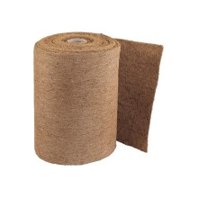 Coconut Fiber Tree Ring Mulch Mat for Weed Control, Natural Coir Disc with Moisture Retention and Root Protection