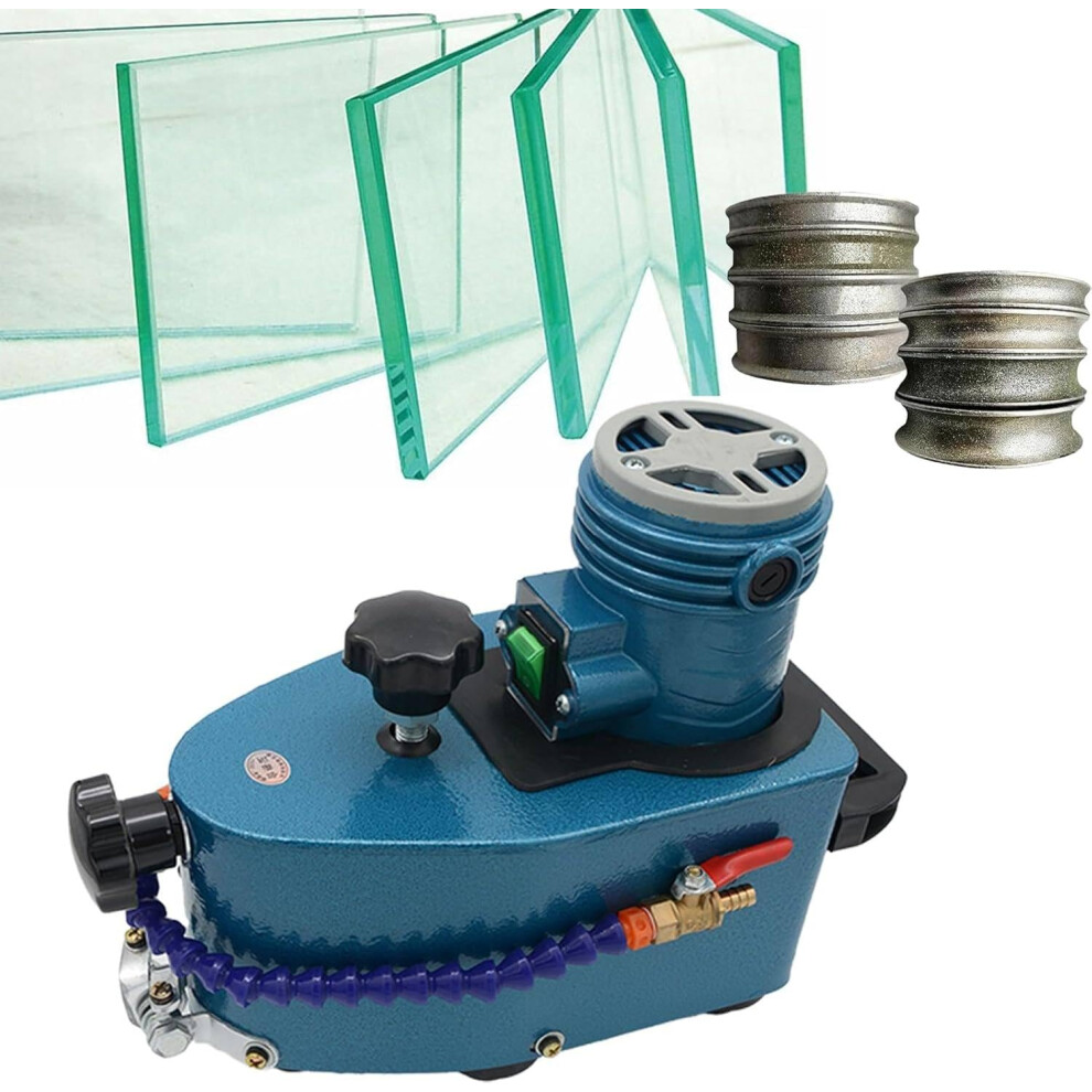 800W Portable Glass Edger, Speed Electric Edge Grinding And Polishing Tool For Acrylic Ceramic Plexiglass 9073542172666