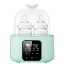 Baby Bottle and Breast Milk Warmer with Accurate Temperature Control, Dual Heating and Gentle Thawing