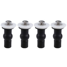 4 Pack Toilet  Screws Toilet  Hinges Bolt Expanding Rubber Top Nuts Screw Fixings Fix WC Blind Hole Fittings