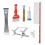 7 Piece Beekeeping Tools Set for Beginners, Complete Bee Equipment Kit with Hive Tool and Queen Catcher 1