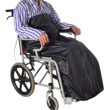 Wheelchair Blanket Fleece Lap Wrap for Elderly Adults, Therapeutic Heat Comfort and Lower Body Warmth