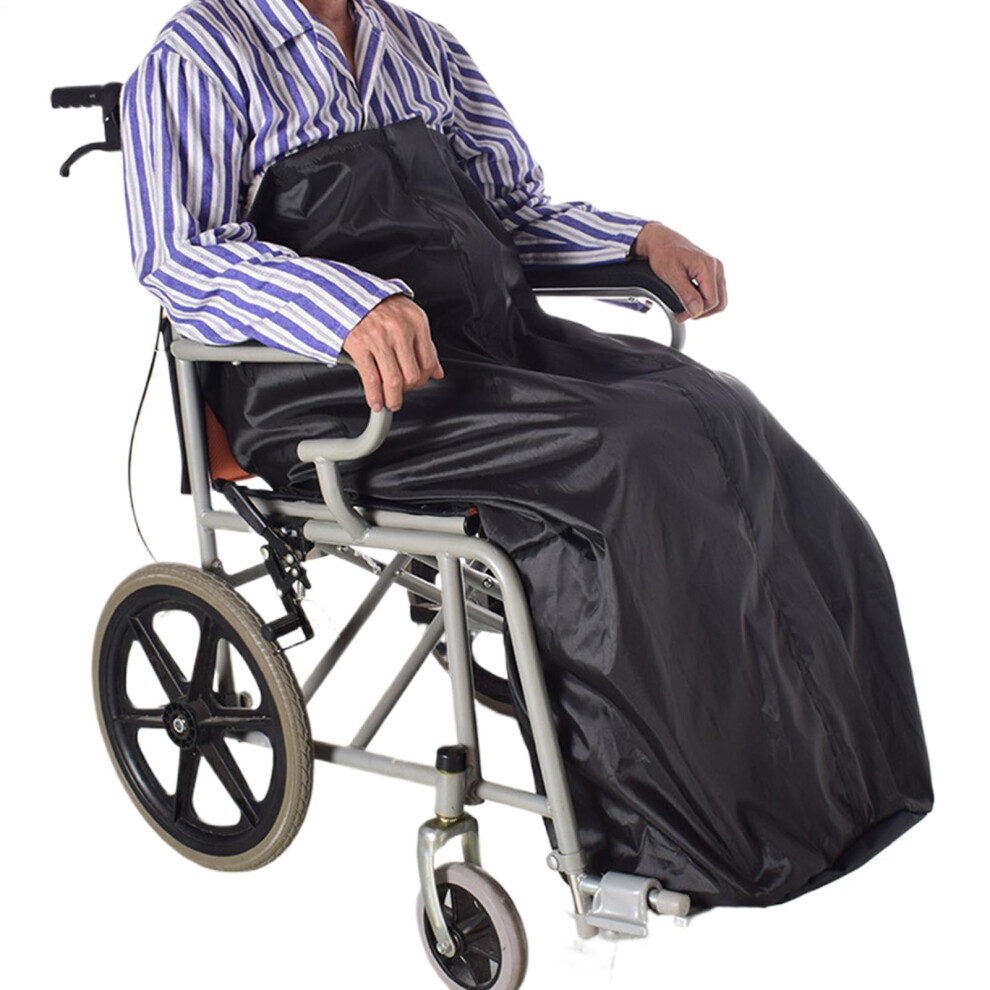 Wheelchair Blanket Fleece Lap Wrap for Elderly Adults, Therapeutic Heat Comfort and Lower Body Warmth