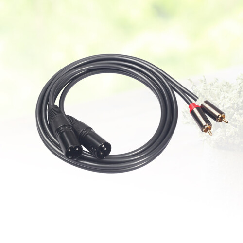 Audio Kabel Dual Xlr Zu Dual Schwarz Speaker 2