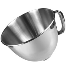 Ciotola Acciaio Mixer Resistente Per Uso Cucina Argento