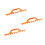 3Pcs Durable Yellow Bee Hive Rake 9 Frame Spacer for Beekeeping 7