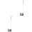 2Pcs Stainless Steel Wine Spoon with Long Handle Hanging Hook Silver 2