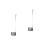 2Pcs Stainless Steel Wine Spoon with Long Handle Hanging Hook Silver 3