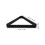 3Pcs Stable Black Resin Pool Ball Rack Triangle Billiard Accessories 9
