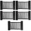 5Pcs Black Elastic Cargo Nets Car Trunk Organizer Storage for Suv 7
