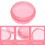 3Pz Contenitore Compatto Rosa Per Medicinali Con Sigillo Per Trasporto 4