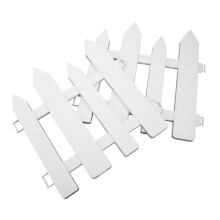 2pcs Plastic Garden Border Edging Fence Panels for Outdoor Flower Beds Landscape Decoration Easy Assembly Durable