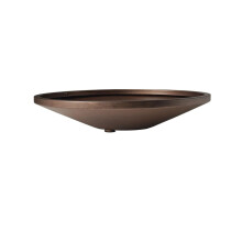 Medium Metal Plant Pot Tray with Reinforced Iron Structure, Round Flower Pot Saucer for Indoor Outdoor Use