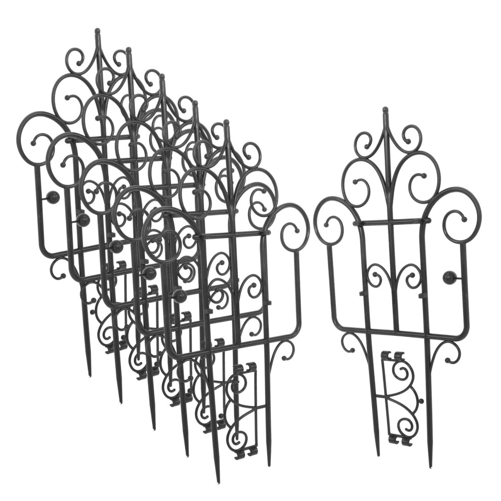 Flexible Plastic Garden Edging Border Decorative Fence For Lawn Patio Landscaping Easy Installation 9330225174424