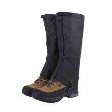 Waterproof Hiking Gaiters for Men and Women, Snake Bite Resistant Adjustable Snow Leg Covers Black XL