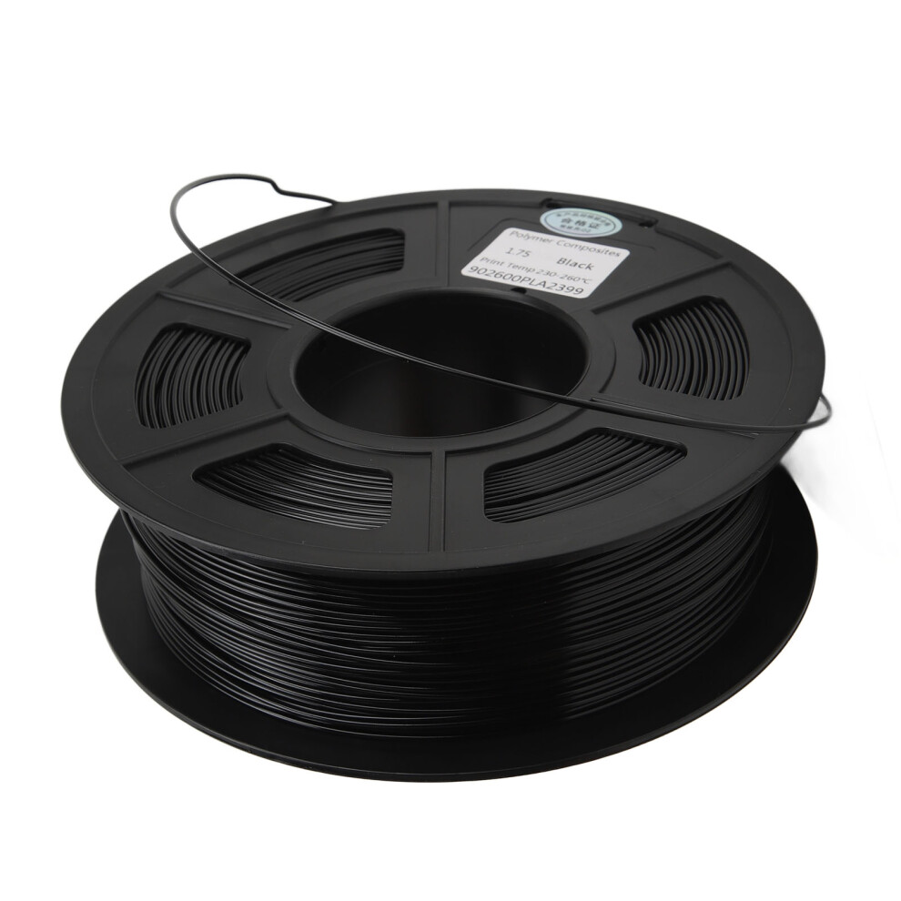 1.75mm Black 3D Print Filament 1kg