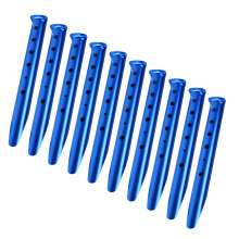 10 Pack Heavy Duty Aluminum Tent Pegs with CorrosionResistant Hold for Camping and Outdoor Shelter