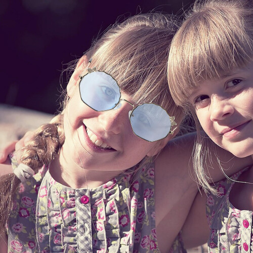 Kinder Sonnenbrille Metall Uv- Party Mode 2