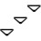 3Pièces Triangle Billard Résine Noir Stable Pour Accessoires 4