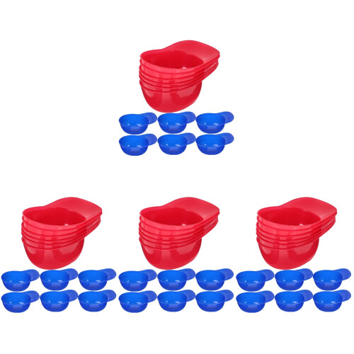 48Pièces Bols Crème Casquette Rigide