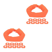 20Pièces Sacs De Sable Résistants En Tissu Orange Pour Cônes De Voirie