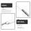 Découpeur Plumes Flèches Aluminium Carbone Confortable Coloré 5