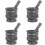 4Sets Plastic Grinding Bowl and Pestle for Garlic and Spices 4