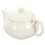 2Pcs Compact White Ceramic Teapots for Tea Making At Home 9