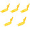 5Pcs Household Yellow Dumpling Maker PP Portable Dough Press Tool 2
