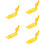 5Pcs Household Yellow Dumpling Maker PP Portable Dough Press Tool 9