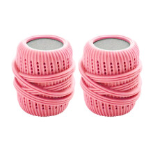 Pink Laundry Ball Fabric Softener Dispenser for Washer and Dryer, 2 in 1 Reusable Design