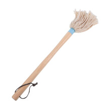 BBQ Basting Mop Brush with Ergonomic Grip, Absorbent Cotton Head for Grilling and Baking