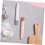 Silicone BBQ Basting Brush Pink HeatResistant Nonstick Handle for Kitchen Baking and Cooking 4