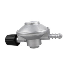 Adjustable Propane Regulator with Hose for Grill, Low Pressure Gas Regulator with Control Valve